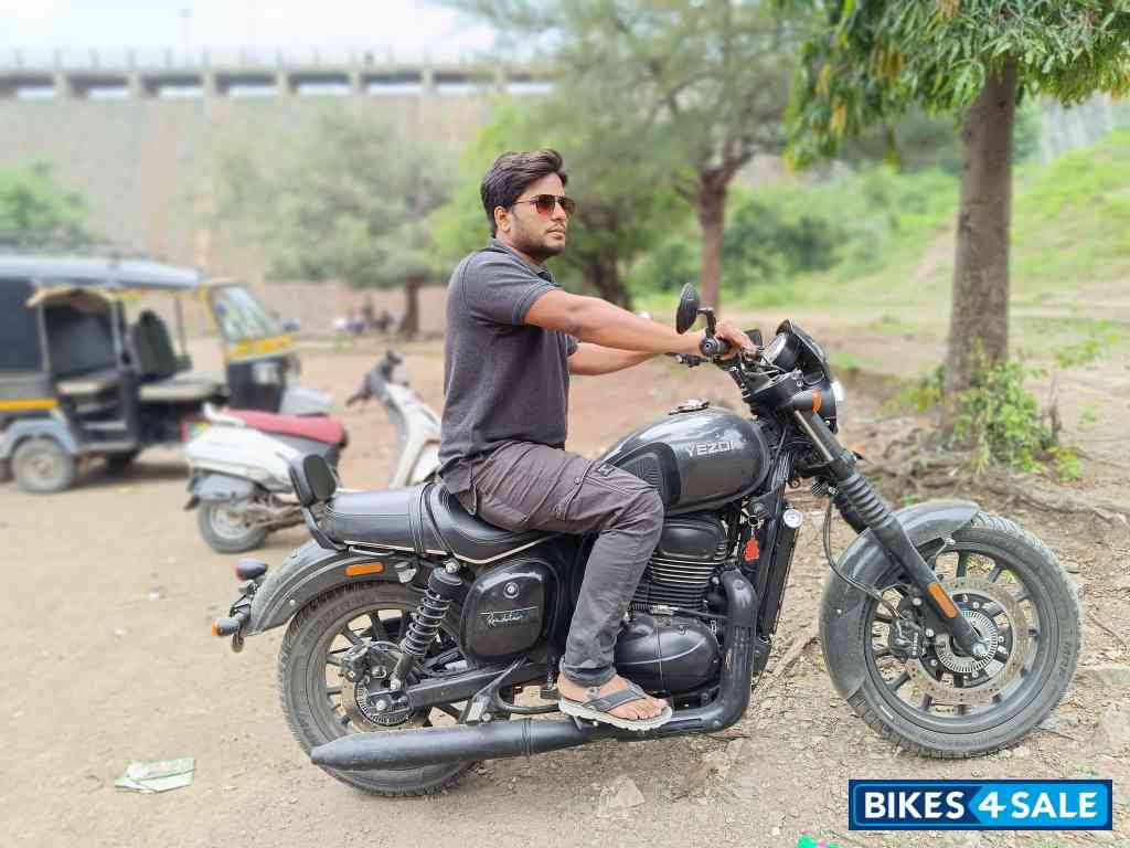 Smoke Grey Yezdi Roadster Dark