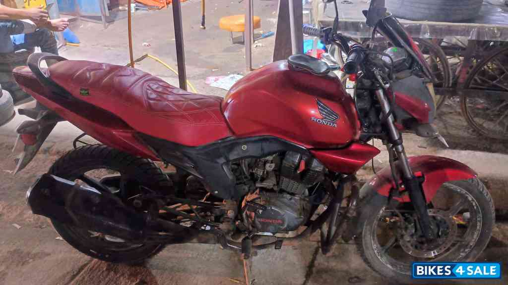 Red Honda CB Trigger