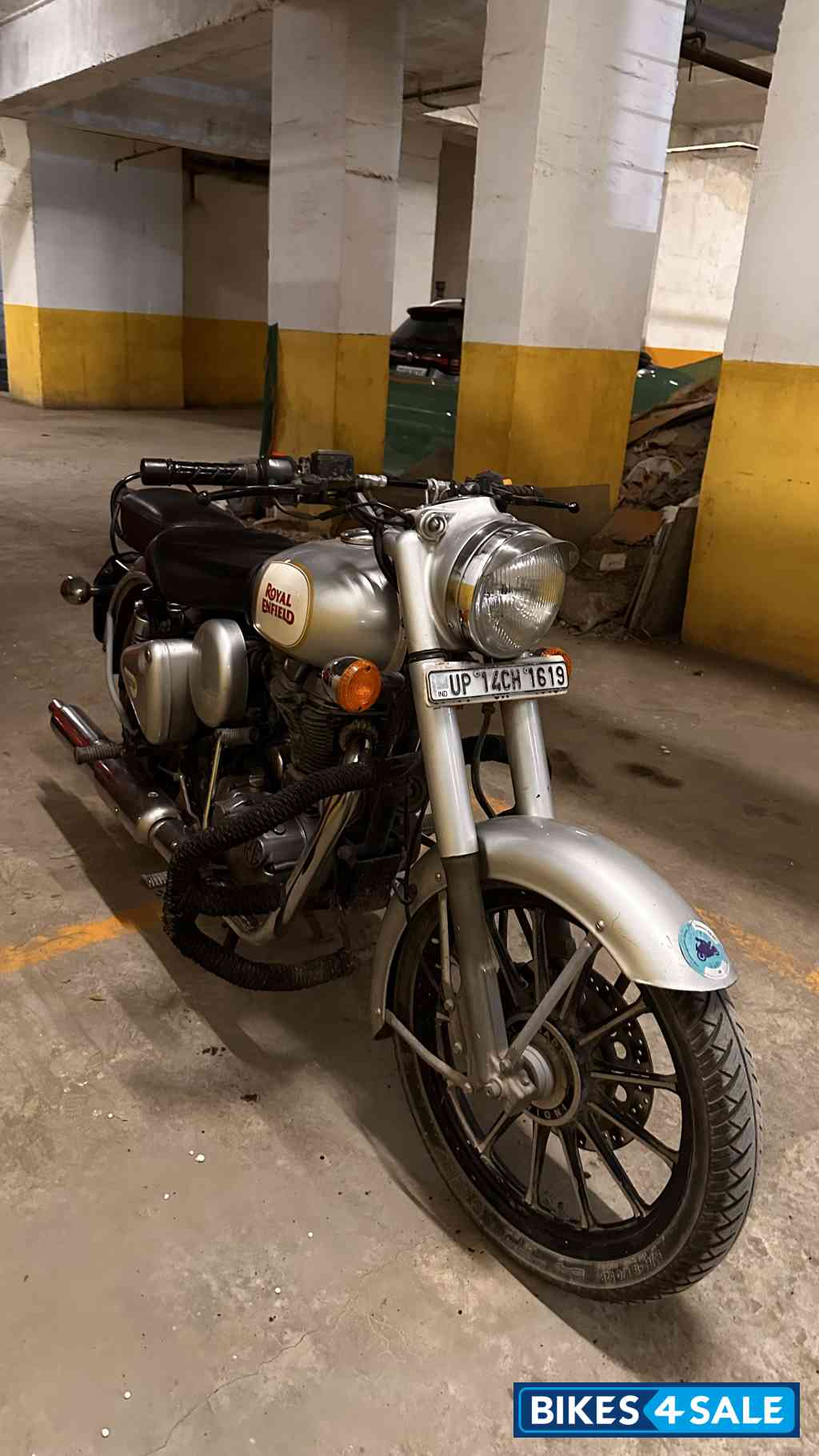 Silver Royal Enfield Classic 350