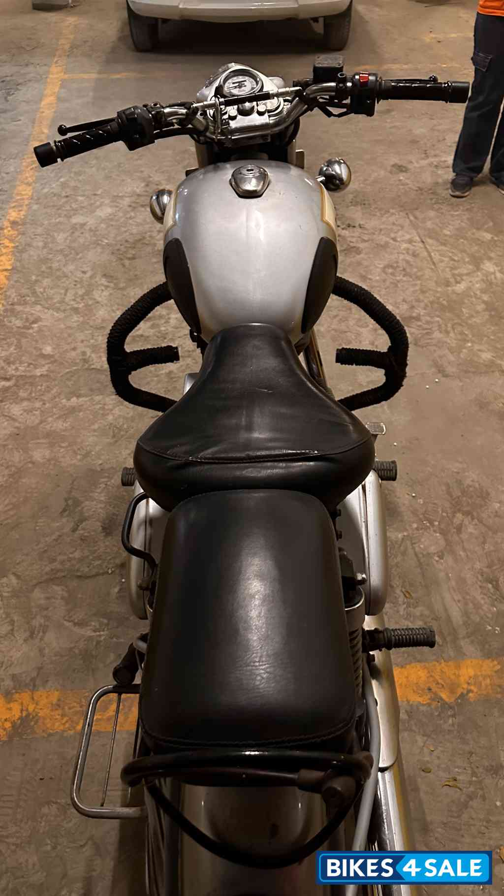 Silver Royal Enfield Classic 350