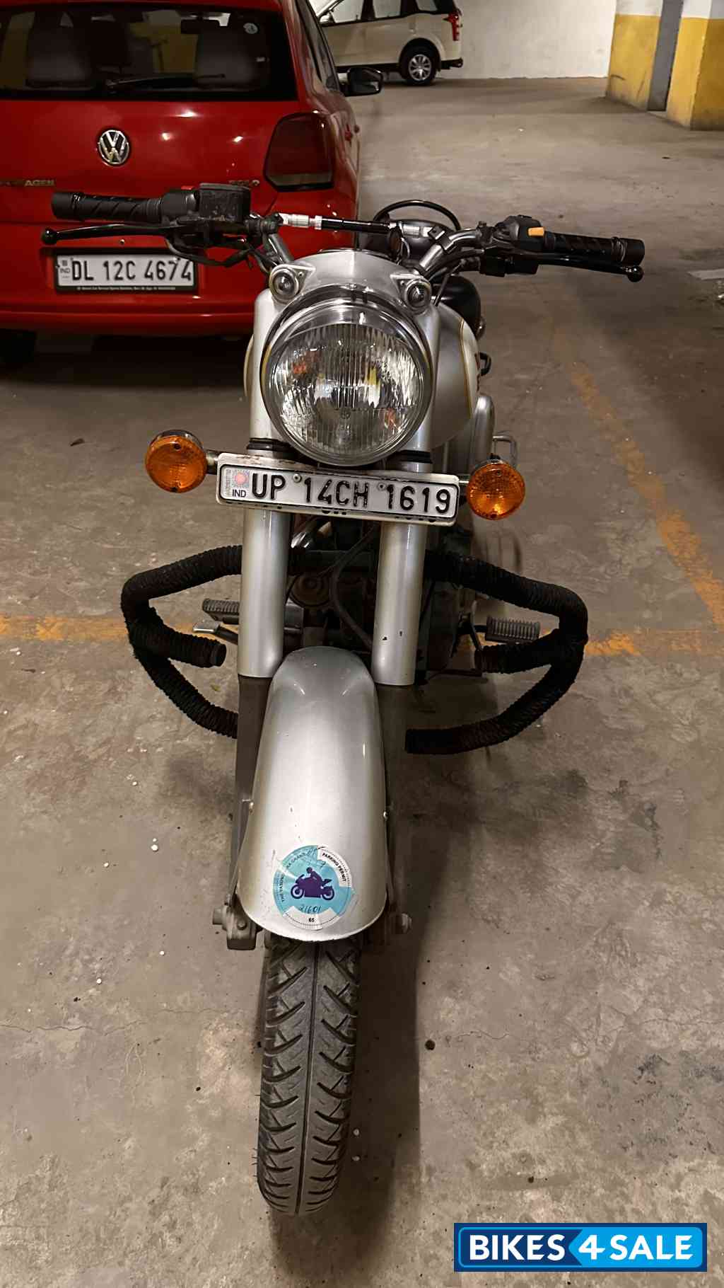 Silver Royal Enfield Classic 350