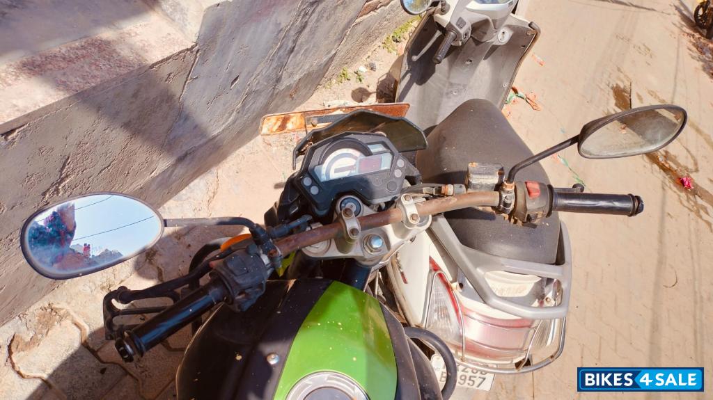 Black And Green Yamaha FZ-S