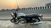 Silver Royal Enfield Interceptor 650 Twin