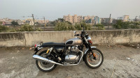 Silver Royal Enfield Interceptor 650 Twin