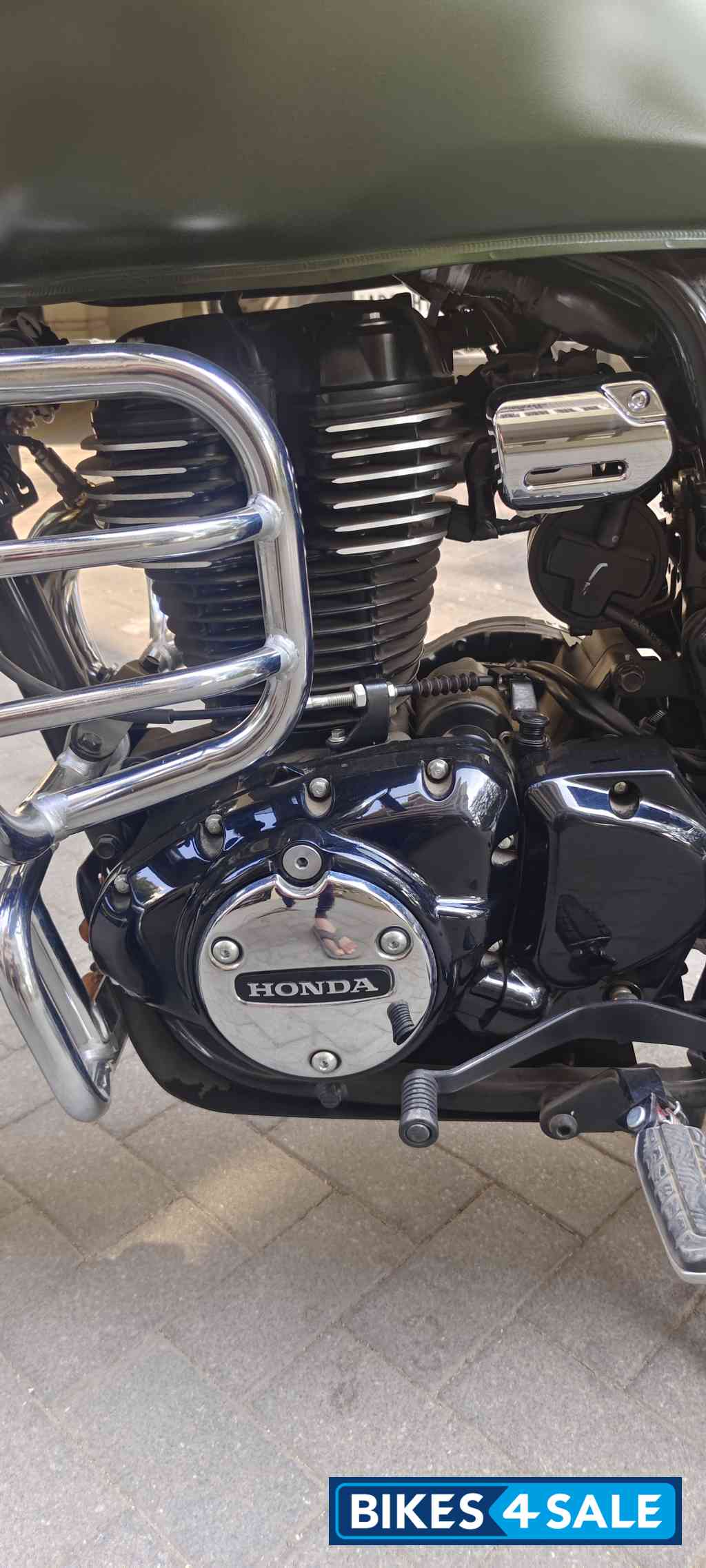 Olive Green Honda Hness CB350 DLX Pro