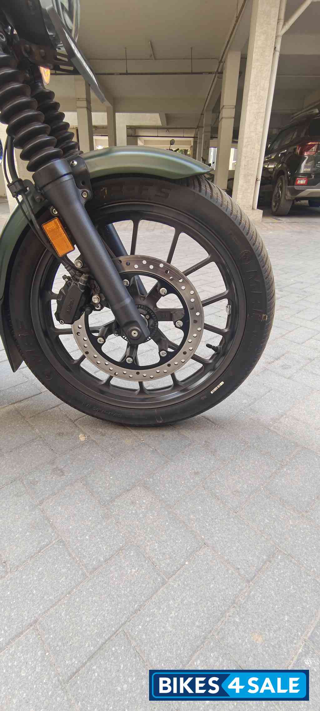 Olive Green Honda Hness CB350 DLX Pro