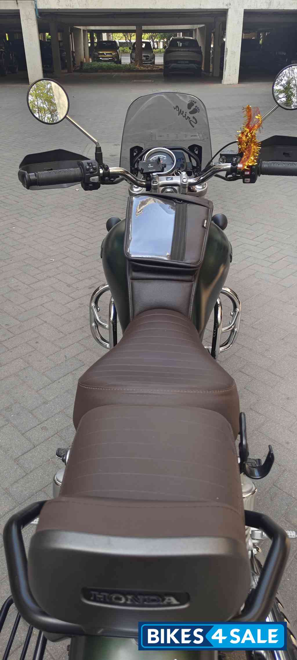 Olive Green Honda Hness CB350 DLX Pro