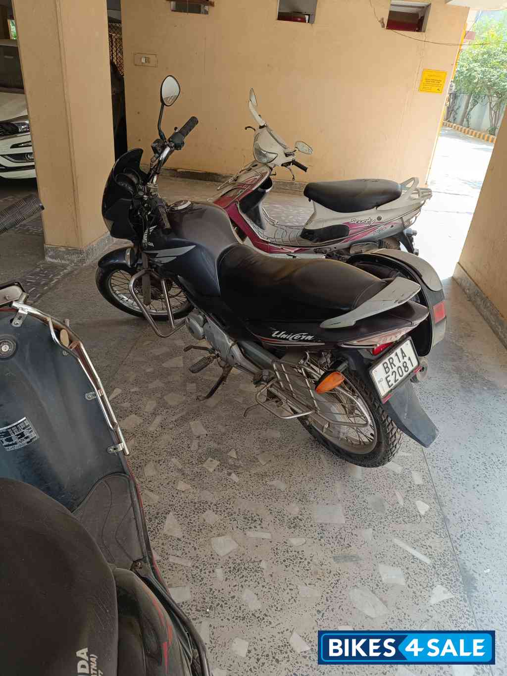 Steel Gray Honda Unicorn