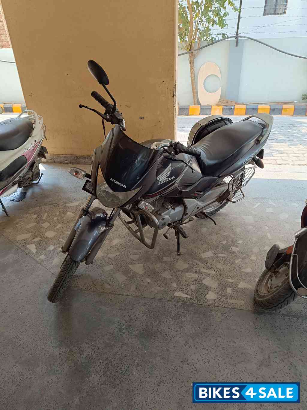 Steel Gray Honda Unicorn