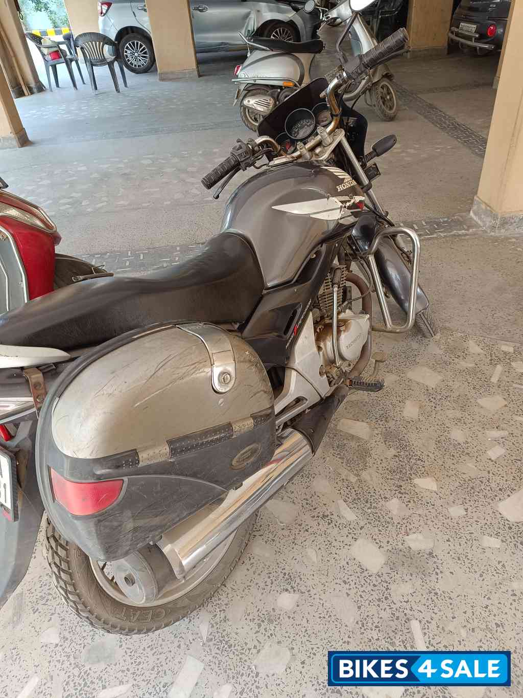 Steel Gray Honda Unicorn