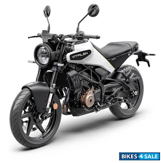 White And Black Husqvarna Vitpilen 250 2024