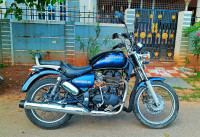Blue Royal Enfield Thunderbird 350