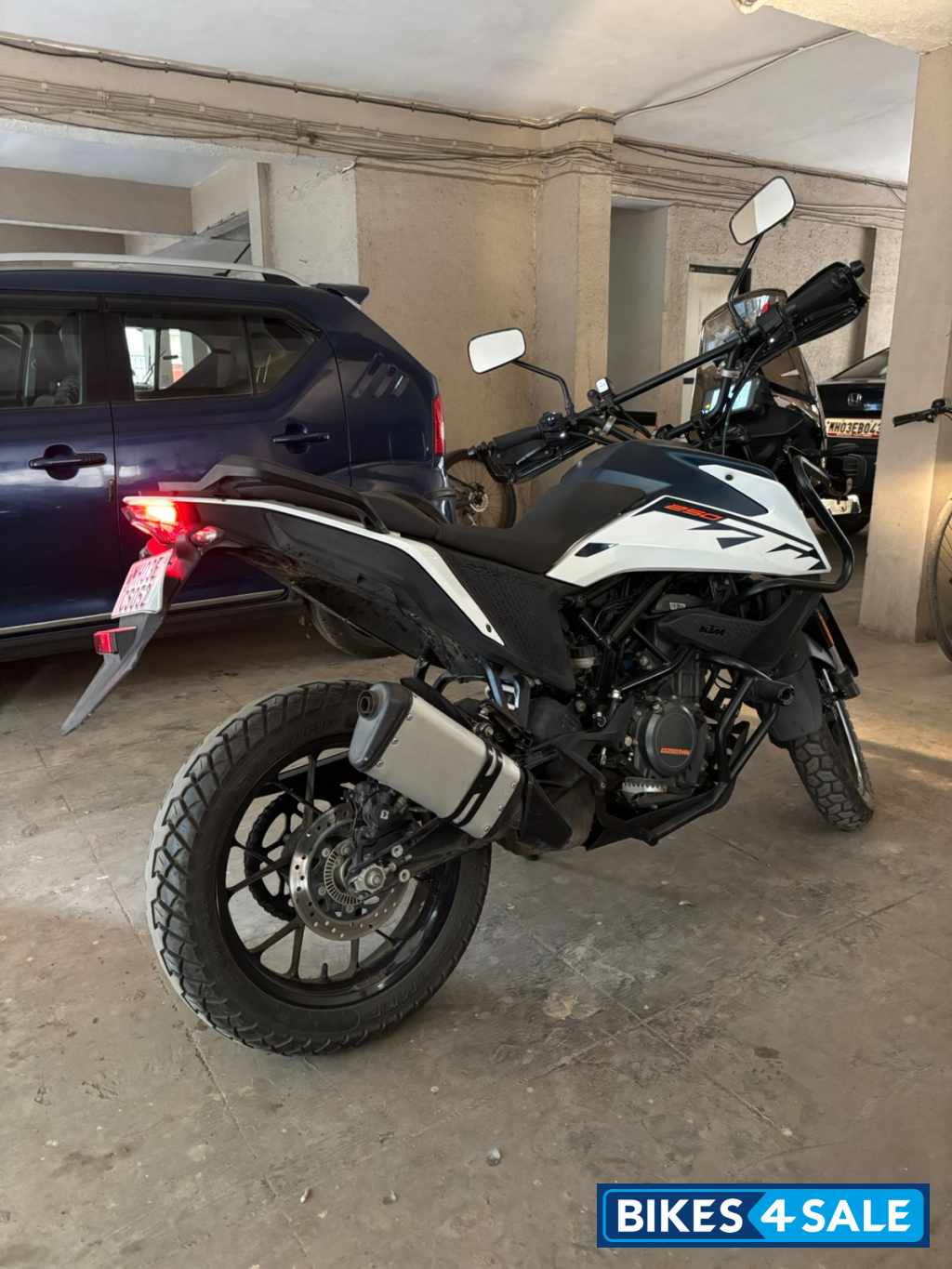 Blue KTM 250 Adventure 2022