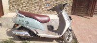 White And Off Green Suzuki Access 125 Ride Connect Edition