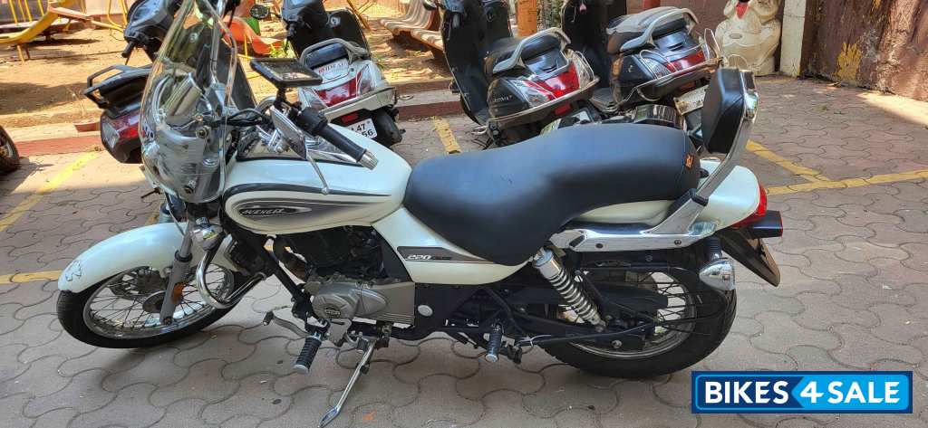 White Bajaj Avenger Cruise 220 BS6