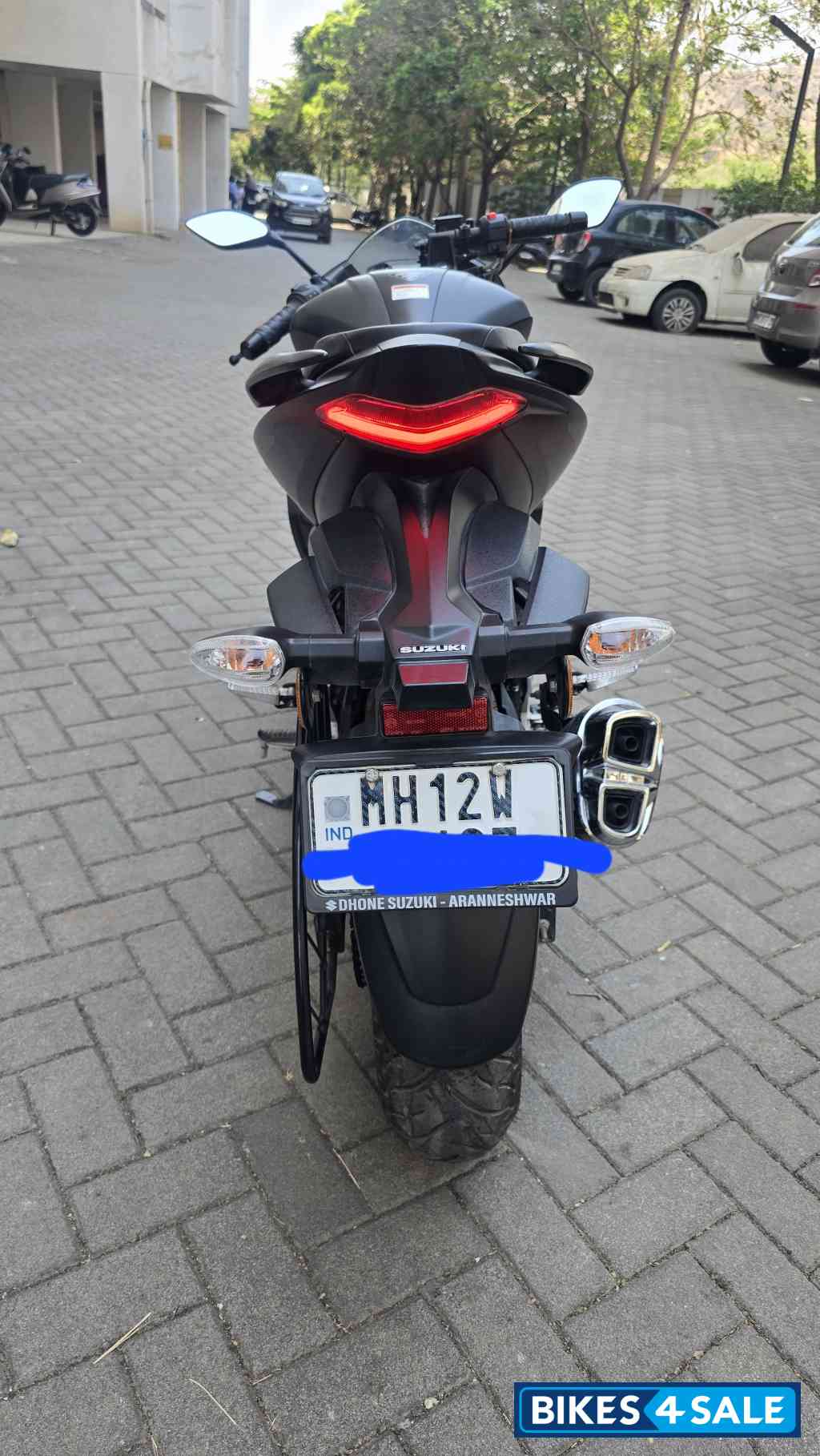 Matte Black Suzuki Gixxer SF 250 BS6