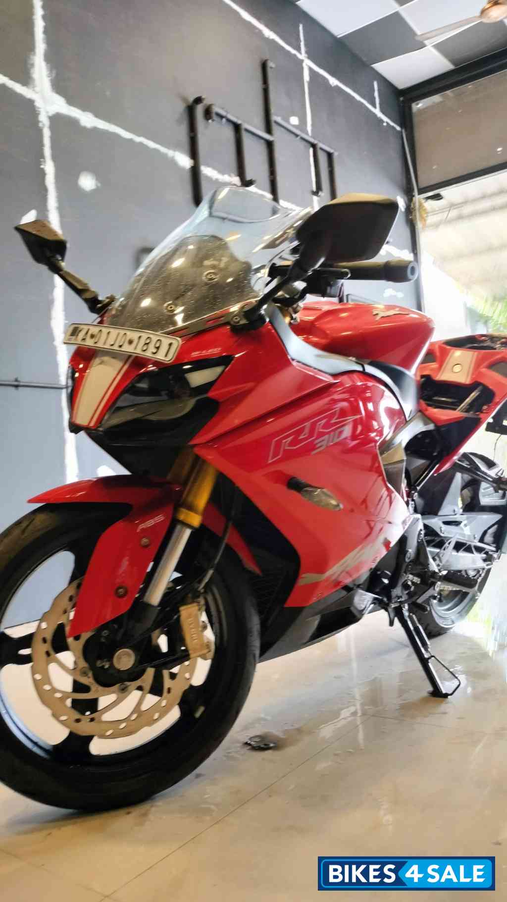 Racing Red TVS Apache RR 310 BTO