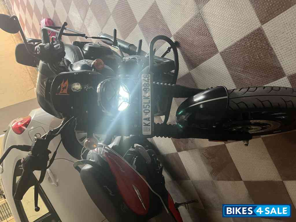 Blue Yezdi Roadster Dark