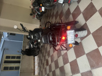 Blue Yezdi Roadster Dark