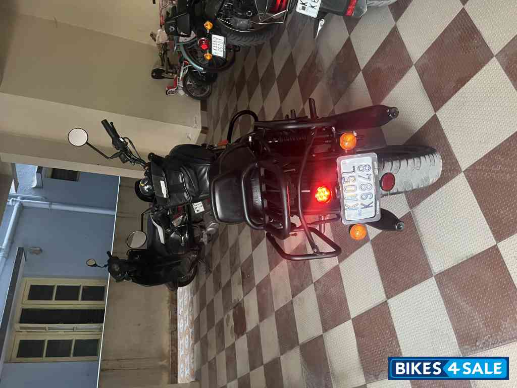 Blue Yezdi Roadster Dark