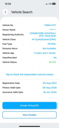 Black Royal Enfield Bullet Electra Twinspark