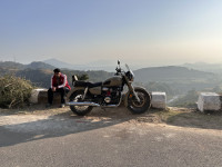 Beige Honda CB350 DLX Pro