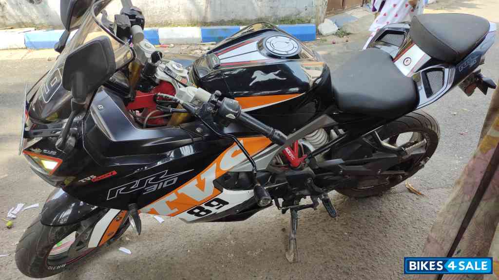 Black And Orange TVS Apache RR 310