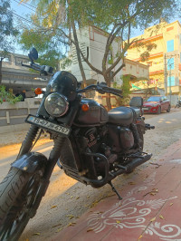 Grey Yezdi Roadster Dark