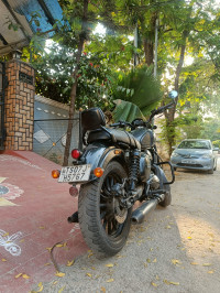 Grey Yezdi Roadster Dark