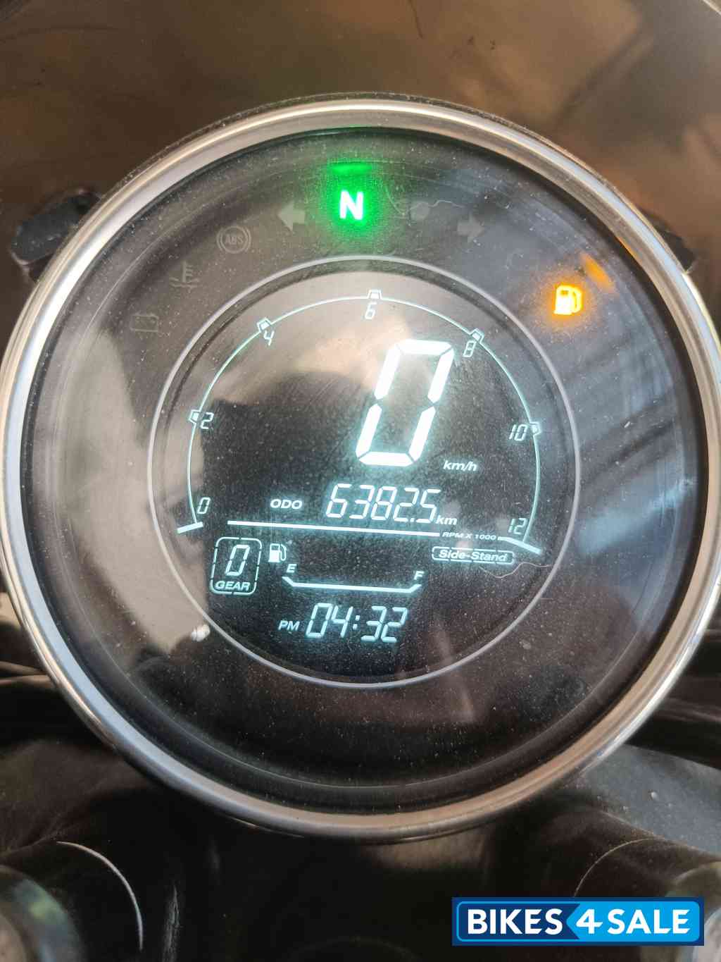 Grey Yezdi Roadster Dark