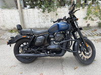 Steel Blue Yezdi Roadster Dark