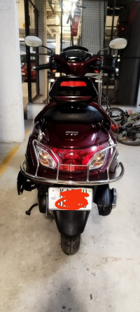 High Glossy Maroon TVS Jupiter 125 SmartXonnect