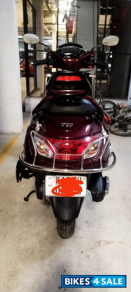 High Glossy Maroon TVS Jupiter 125 SmartXonnect