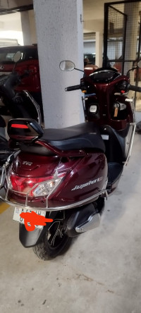 High Glossy Maroon TVS Jupiter 125 SmartXonnect