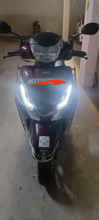 High Glossy Maroon TVS Jupiter 125 SmartXonnect