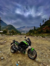 Green Bajaj Dominar 400 ABS BS6
