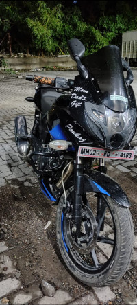 Black And Blue Bajaj Pulsar 220 DTSFi