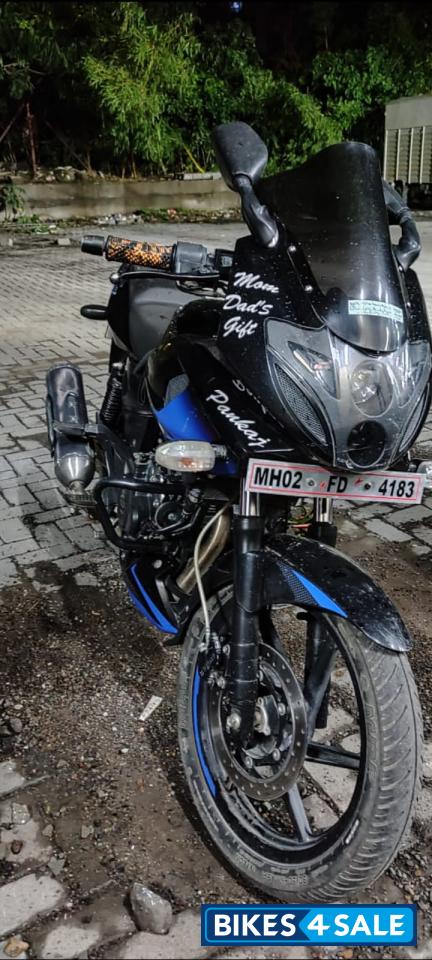 Black And Blue Bajaj Pulsar 220 DTSFi