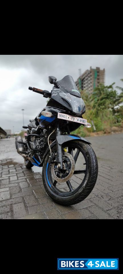 Black And Blue Bajaj Pulsar 220 DTSFi