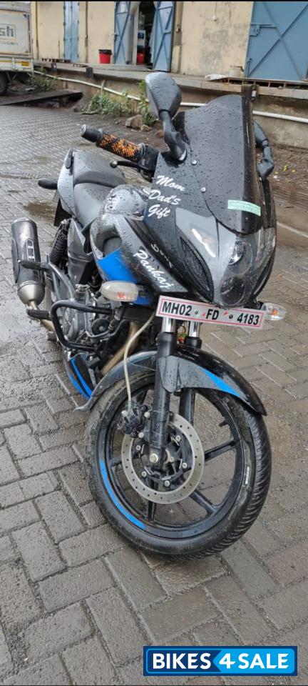 Black And Blue Bajaj Pulsar 220 DTSFi