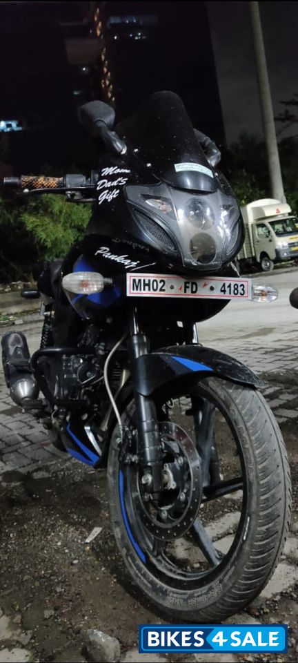 Black And Blue Bajaj Pulsar 220 DTSFi
