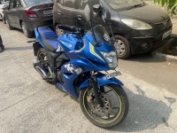 Blue Suzuki Gixxer SF