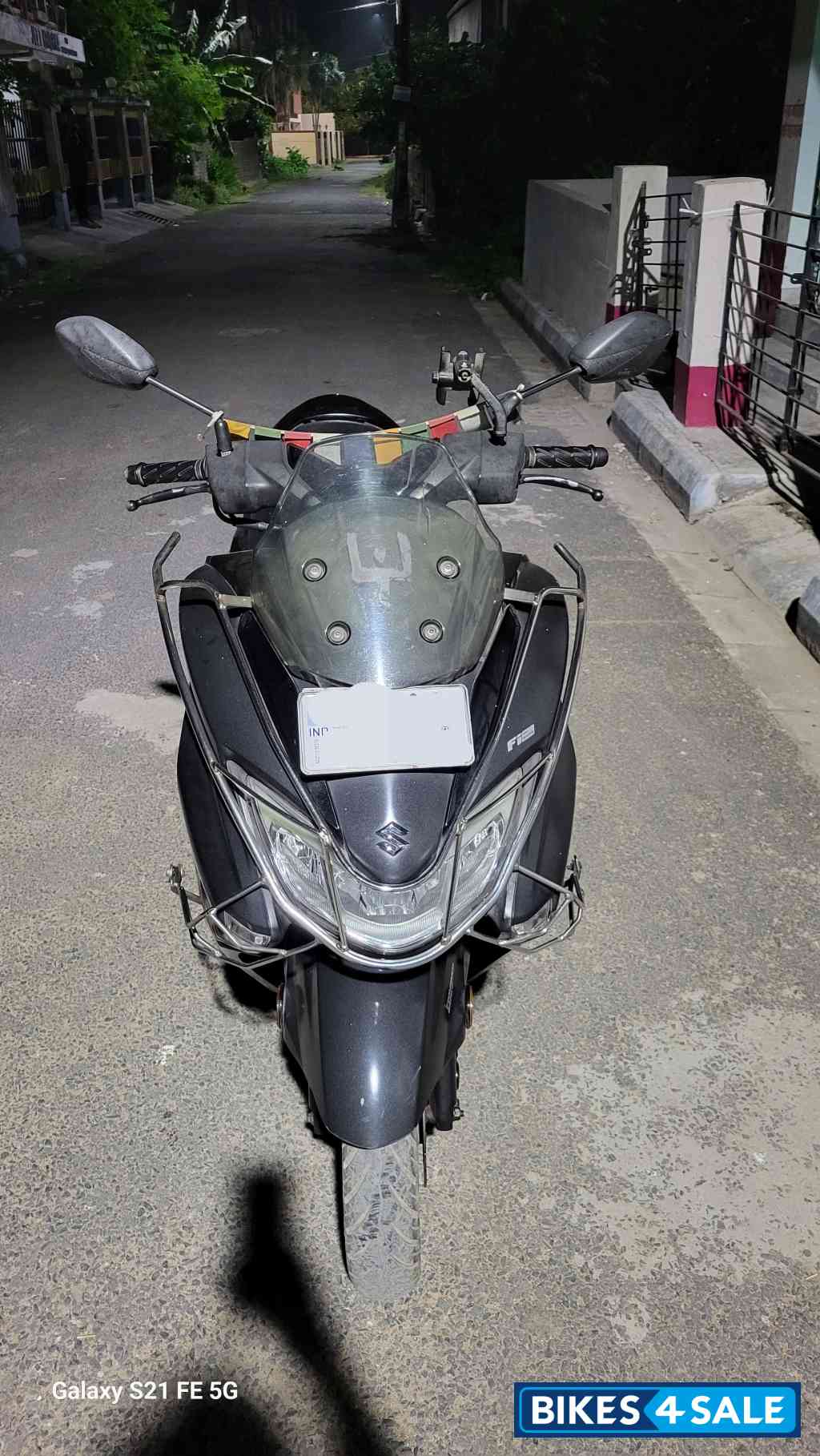 Matte Black Suzuki Burgman Street BS6