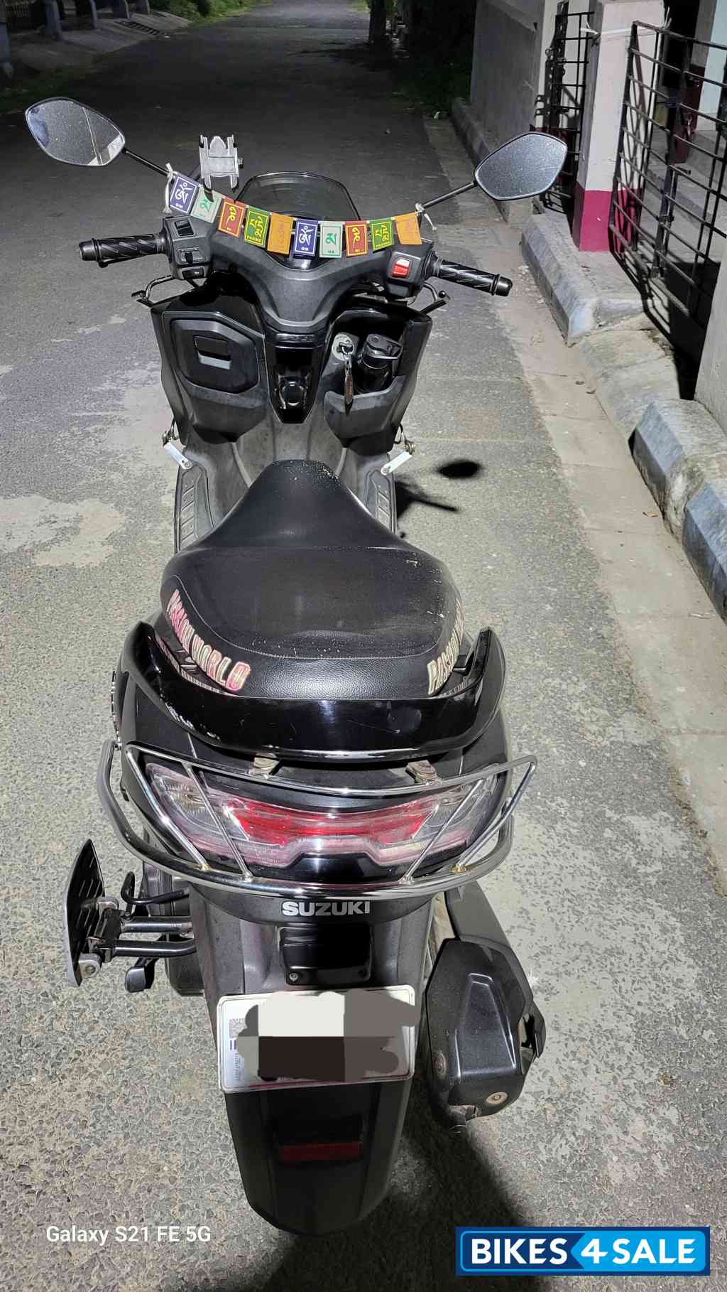 Matte Black Suzuki Burgman Street BS6