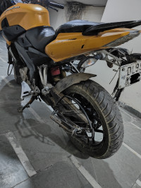 Yellow Bajaj Pulsar 200 NS