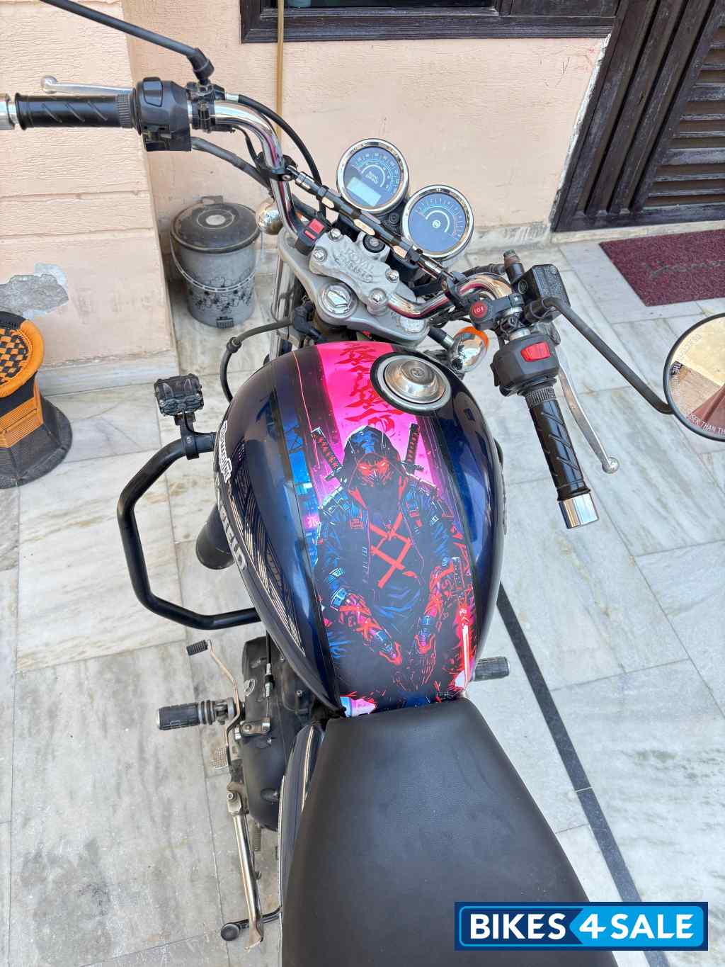 Marine Blue Royal Enfield Thunderbird 350