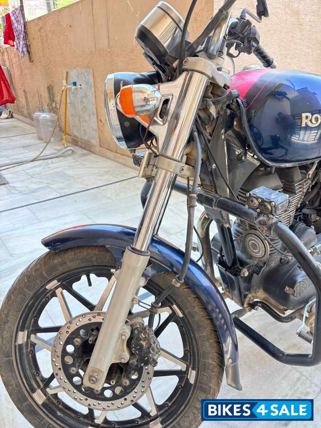Marine Blue Royal Enfield Thunderbird 350