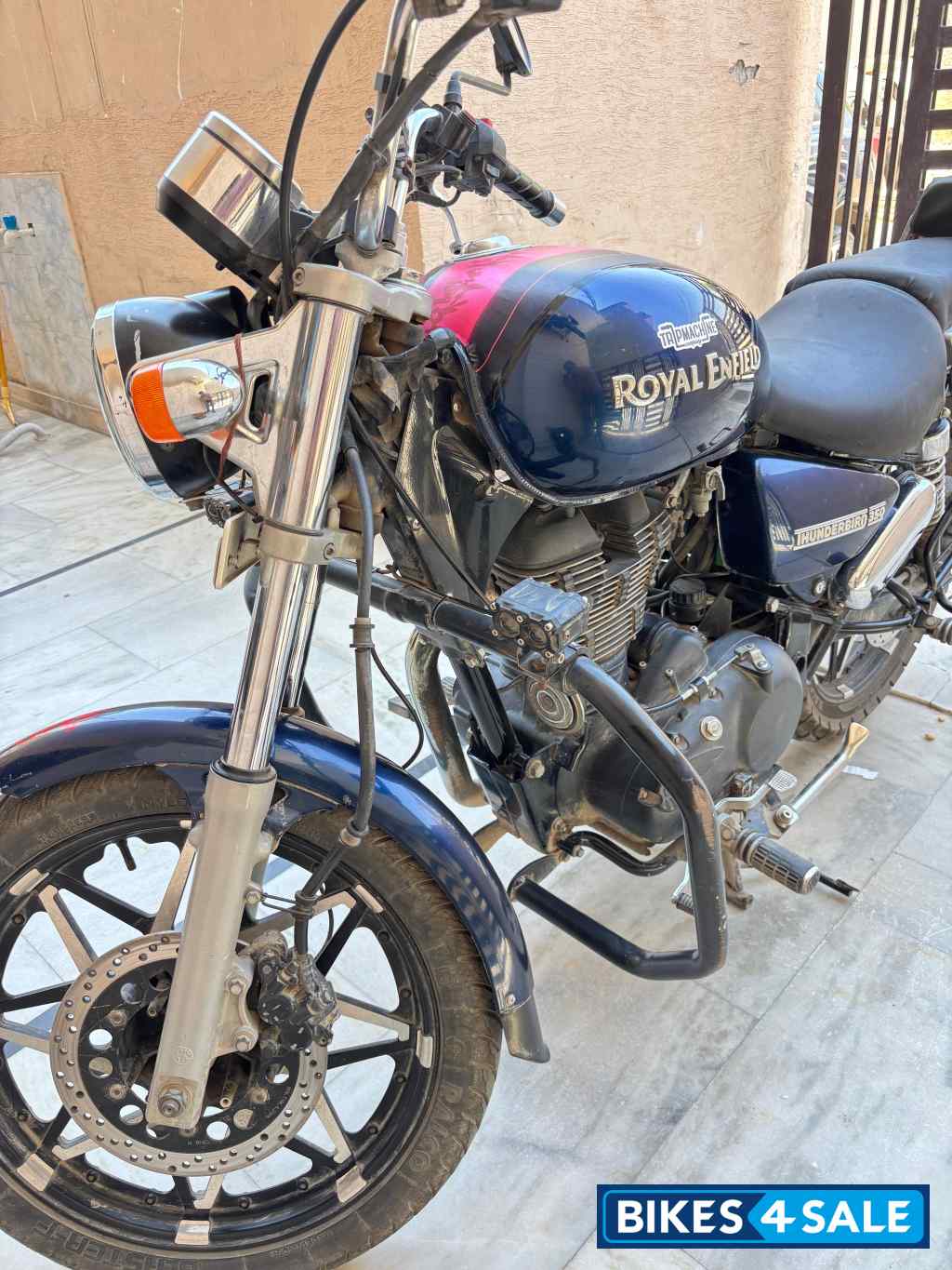 Marine Blue Royal Enfield Thunderbird 350