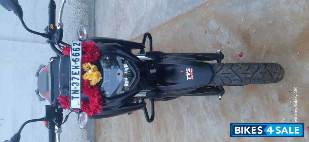 Block And Red TVS Apache RTR 160 4V