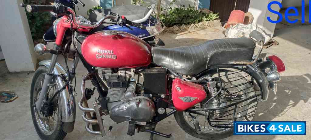 Red Royal Enfield Bullet Electra